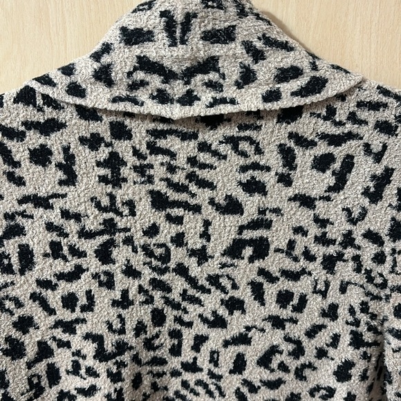 Rachel Zoe Women’s Leopard Print Cozy Cardigan Sweater, Size Small Animal Print - Picture 5 of 6